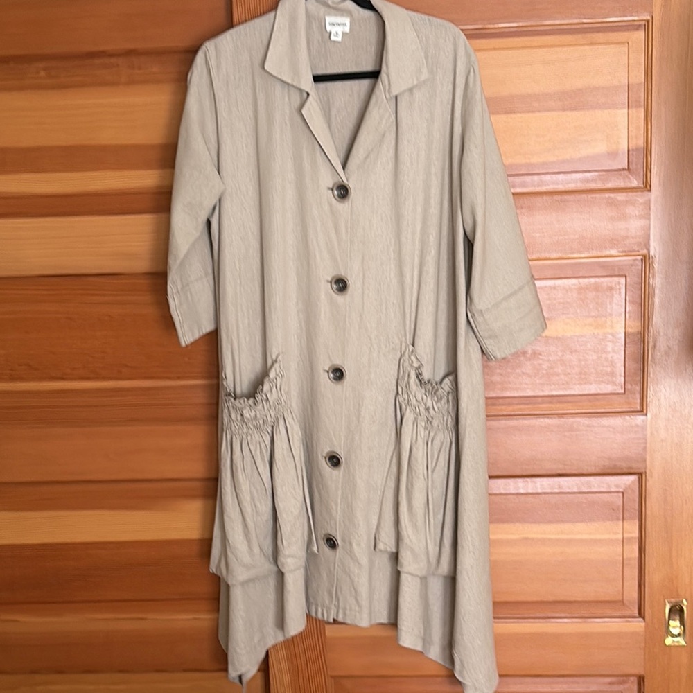 Forcynthia Lagenlook shirt dress.